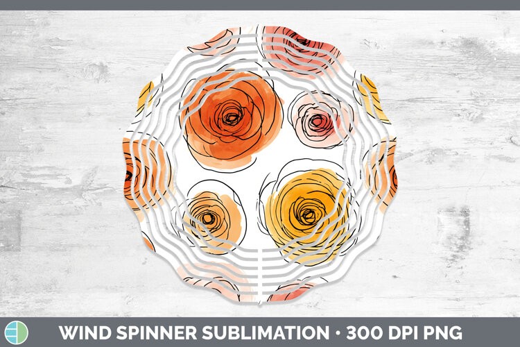 GorgeousFlowers 01 Simple Wind Spinner design.