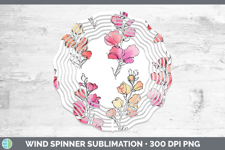 GorgeousFlowers 01 Simple Wind Spinner design.