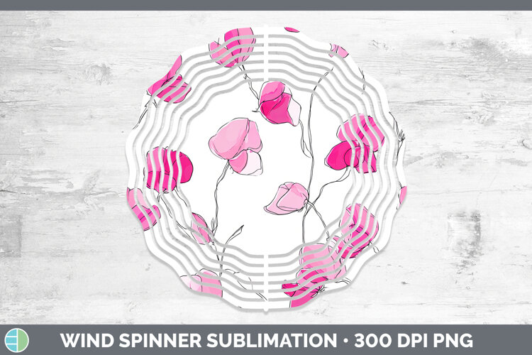 GorgeousFlowers 01 Simple Wind Spinner design.