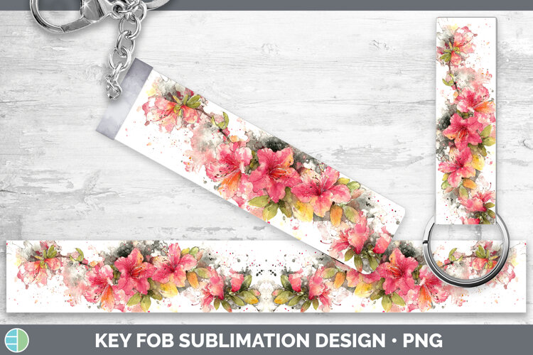 GorgeousFlowers 01 Sketch Key Fob design.