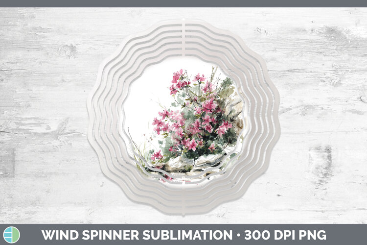 GorgeousFlowers 01 Sketch Wind Spinner design.