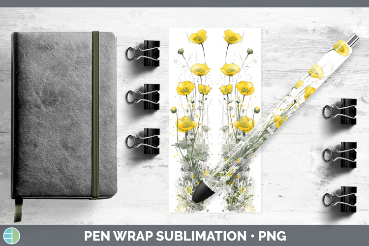 Sublimation Pen Wrap Design Image 6