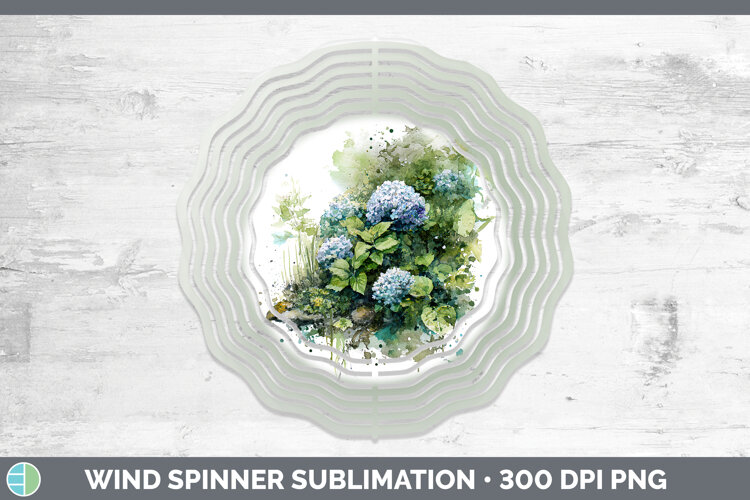 GorgeousFlowers 01 Sketch Wind Spinner design.