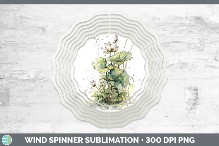 GorgeousFlowers 01 Sketch Wind Spinner design.