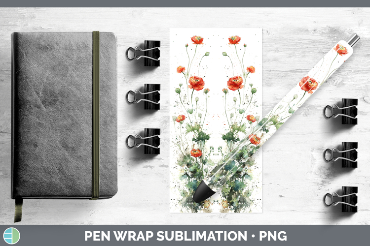 Sublimation Pen Wrap Design Image 16