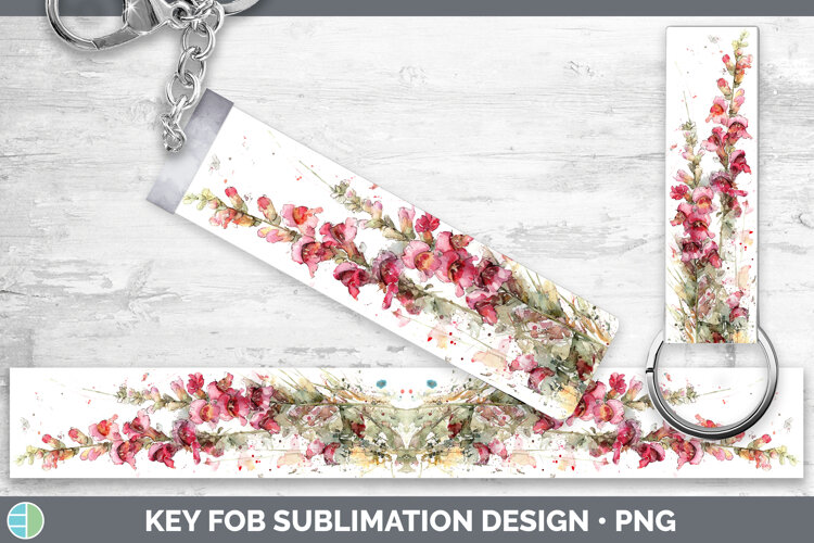 GorgeousFlowers 01 Sketch Key Fob design.