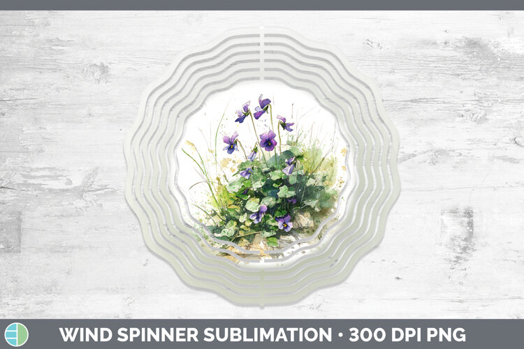 GorgeousFlowers 01 Sketch Wind Spinner design.