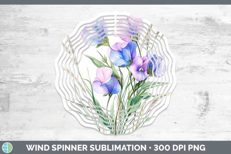 GorgeousFlowers 01 Wind Spinner design.