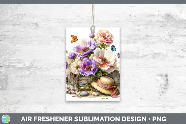 Flowers 02 Bandana Summer Anemone Air Freshener Sublimation