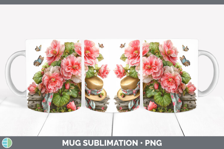 GorgeousFlowers 02 Bandana Summer Mug Wrap design.