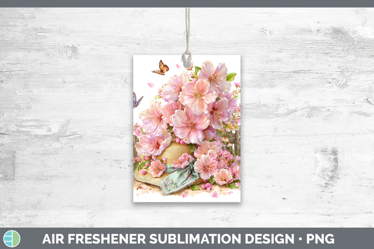Flowers 02 Bandana Summer Cherry Blossom Air Freshener Subli