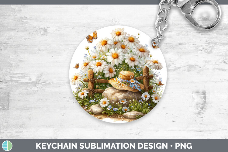 GorgeousFlowers 02 Bandana Summer Keychain design.