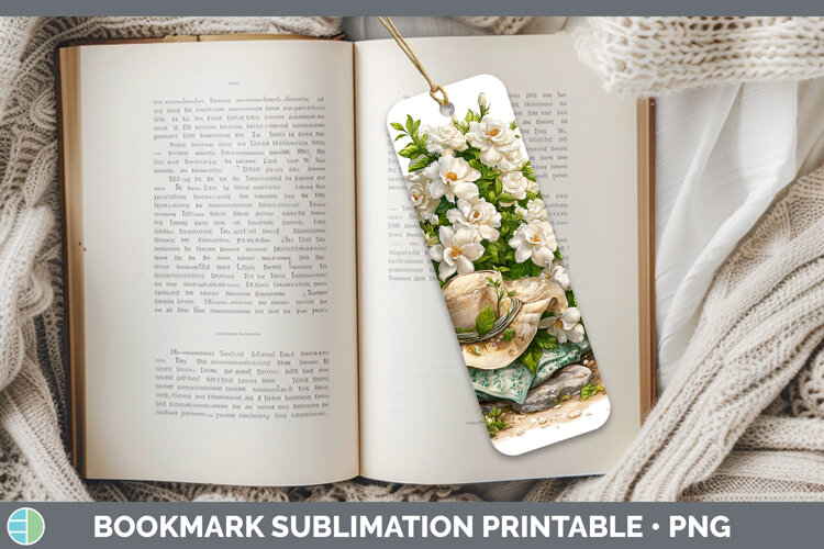 GorgeousFlowers 02 Bandana Summer Bookmark design.