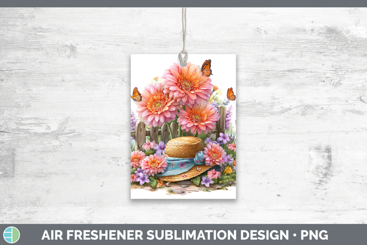 Flowers 02 Bandana Summer Gerbera Daisy Air Freshener Sublim