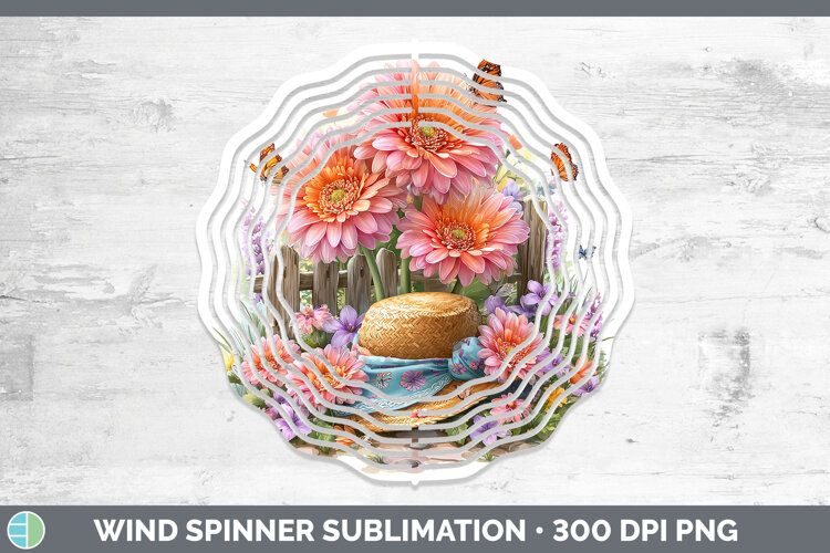 GorgeousFlowers 02 Bandana Summer Wind Spinner design.