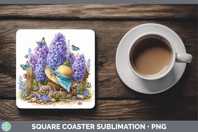 GorgeousFlowers 02 Bandana Summer Square Coaster design.