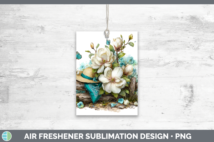 Magnolia Air Freshener Flowers 02 Bandana Summer Sublimation