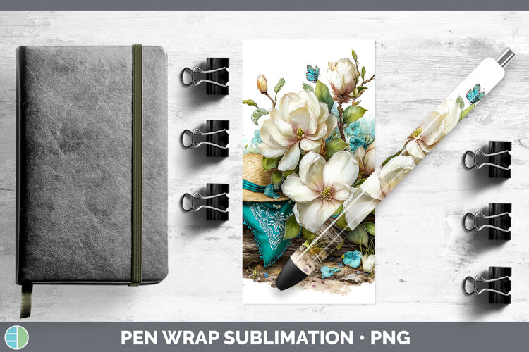 GorgeousFlowers 02 Bandana Summer Pen Wrap design.