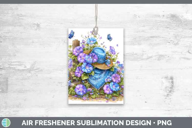 Morning Glory Air Freshener Flowers 02 Bandana Summer Sublim