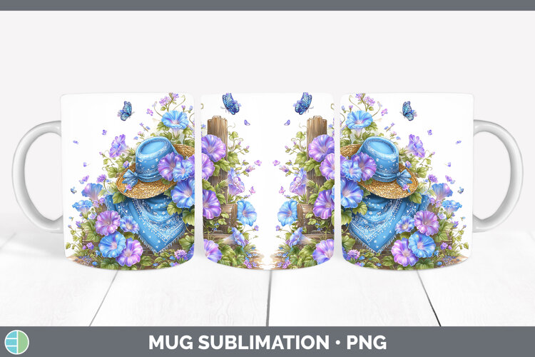 GorgeousFlowers 02 Bandana Summer Mug Wrap design.