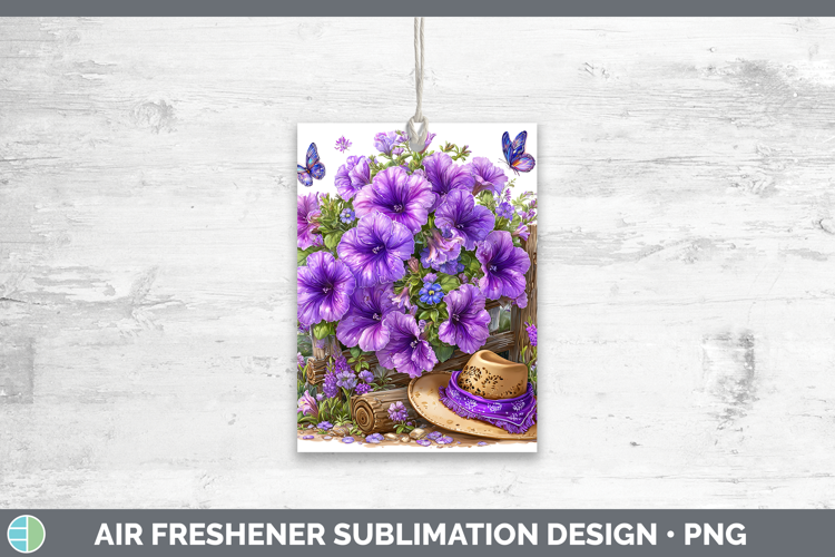 Petunia Air Freshener Flowers 02 Bandana Summer Sublimation