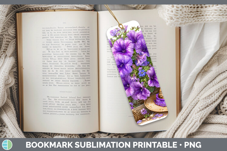 GorgeousFlowers 02 Bandana Summer Bookmark design.