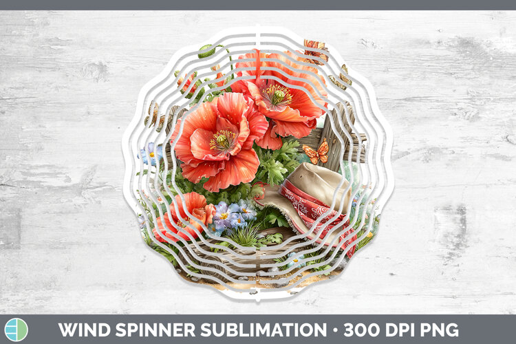 GorgeousFlowers 02 Bandana Summer Wind Spinner design.