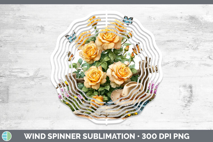 GorgeousFlowers 02 Bandana Summer Wind Spinner design.