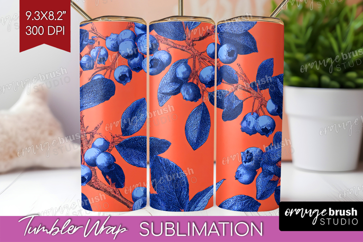 Floral Tumbler Wrap - Sping Flowers Tumbler PNG Sublimation