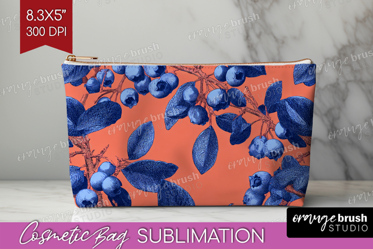 Floral Cosmetic Bag - Sping Flowers Makeup Bag PNG