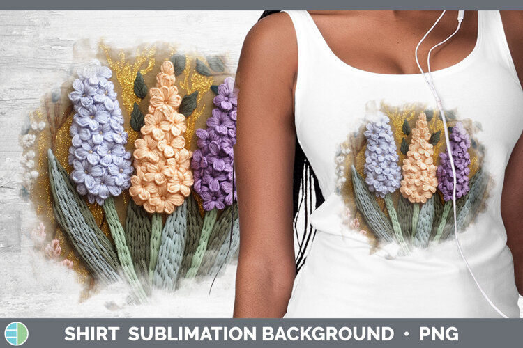 GorgeousFlowers 02 Embroider Shirt design.