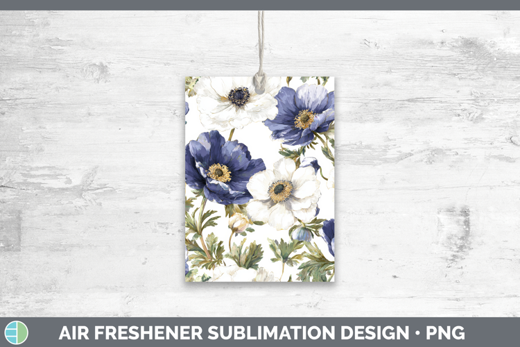 Anemone Flowers 02 Pastel Pattern Air Freshener Sublimation