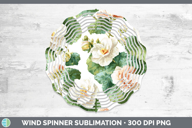GorgeousFlowers 02 Pastel Pattern Wind Spinner design.