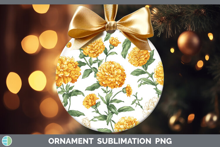 GorgeousFlowers 02 Pastel Pattern Ornament design.