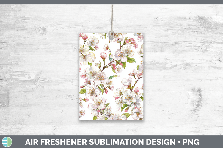 Cherry Blossom Flowers 02 Pastel Pattern Air Freshener Subli