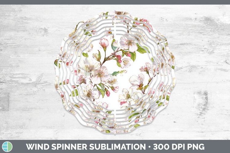 GorgeousFlowers 02 Pastel Pattern Wind Spinner design.