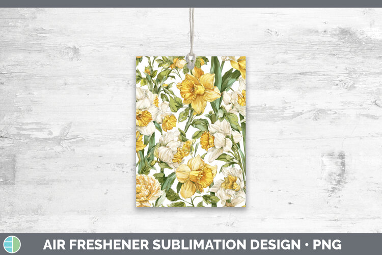 GorgeousFlowers 02 Pastel Pattern Air Freshener design.