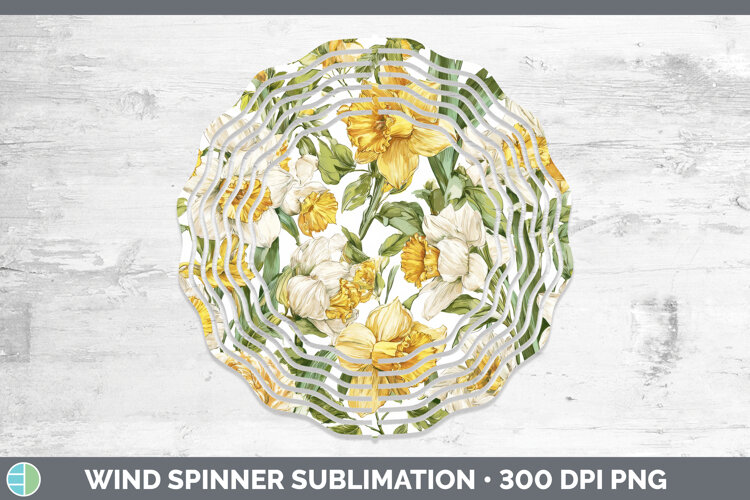 GorgeousFlowers 02 Pastel Pattern Wind Spinner design.
