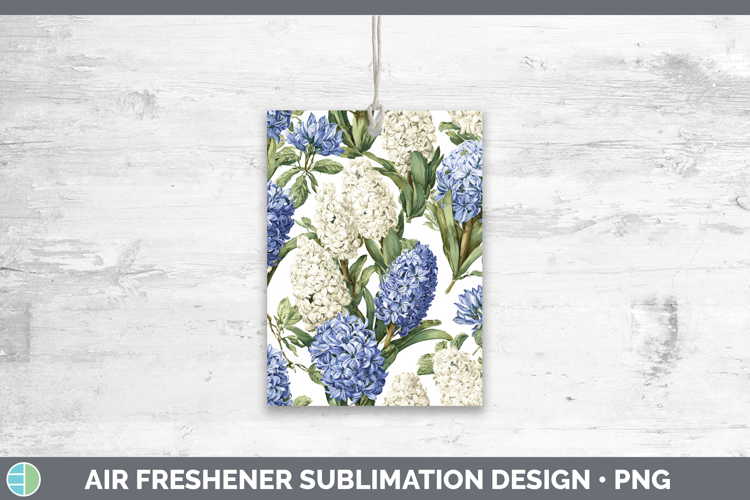 Hyacinth Flowers 02 Pastel Pattern Air Freshener Sublimation
