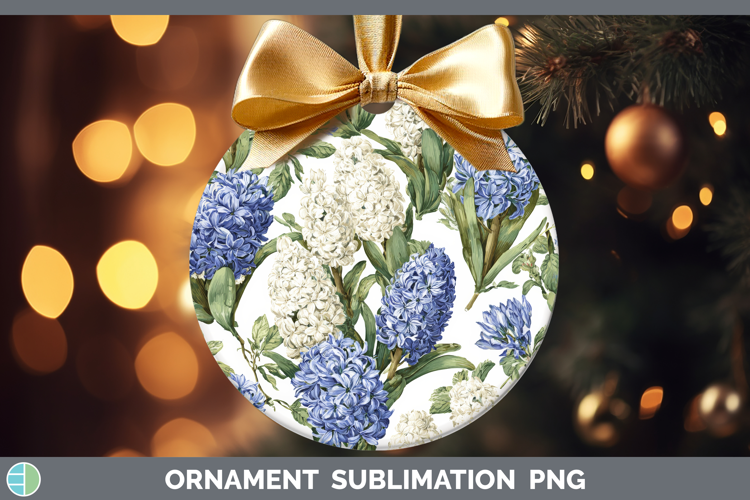 Hyacinth Flowers 02 Pastel Pattern Ornament Sublimation Desi