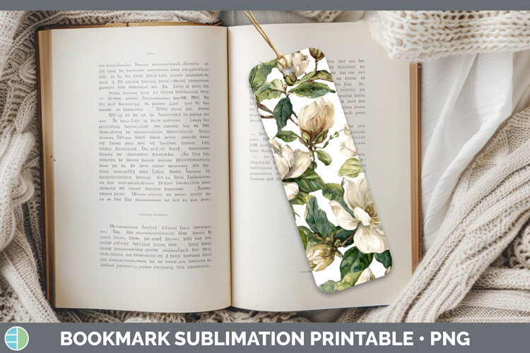 GorgeousFlowers 02 Pastel Pattern Bookmark design.