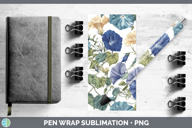 GorgeousFlowers 02 Pastel Pattern Pen Wrap design.