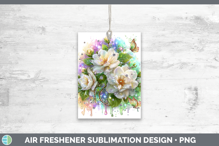 Flowers 02 Rainbow Summer Gardenia Air Freshener Sublimation