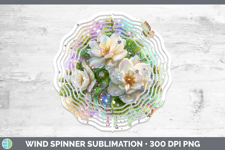 GorgeousFlowers 02 Rainbow Summer Wind Spinner design.