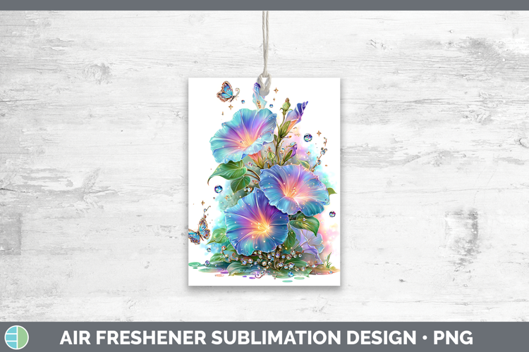 Flowers 02 Rainbow Summer Morning Glory Air Freshener Sublim