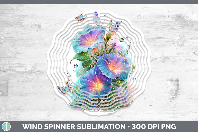 GorgeousFlowers 02 Rainbow Summer Wind Spinner design.