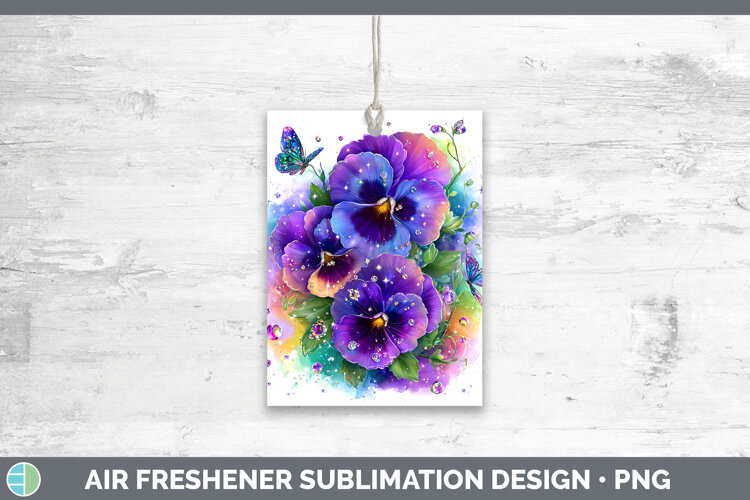 GorgeousFlowers 02 Rainbow Summer Air Freshener design.
