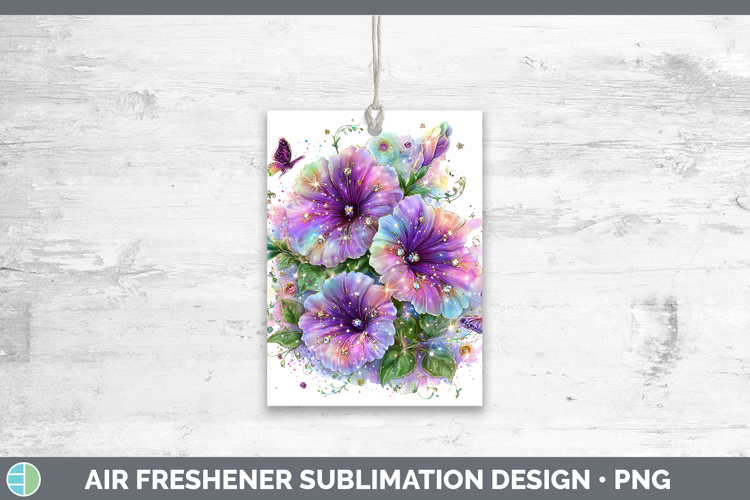 Flowers 02 Rainbow Summer Petunia Air Freshener Sublimation