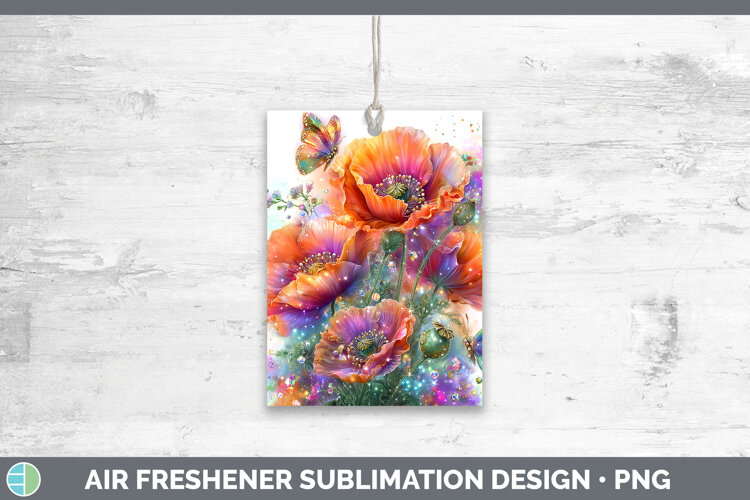GorgeousFlowers 02 Rainbow Summer Air Freshener design.