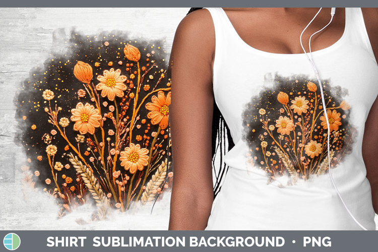 Flowers 03 Embroider Acacia Shirt Sublimation Sublimation Ba